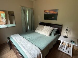 Black Fork River Cabin bedroom.